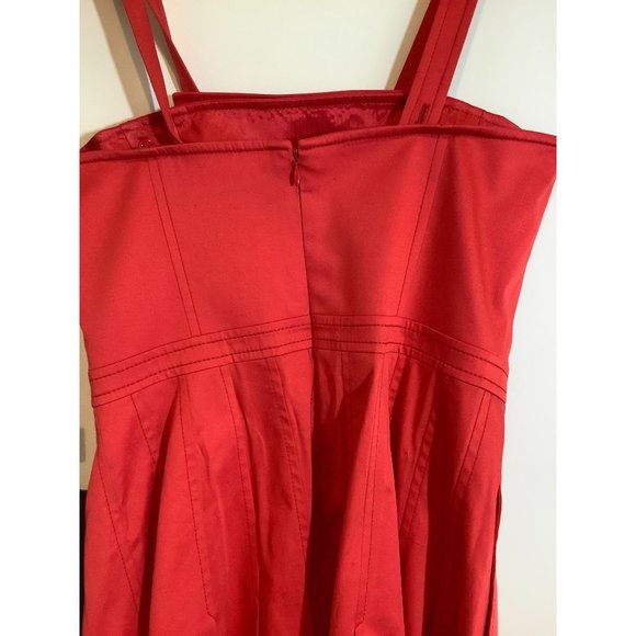 Escada Red Dress Size 38 NWT 1750 - Picture 2 of 5